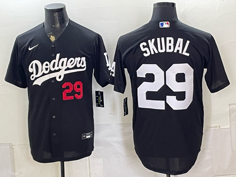 men Los Angeles Dodgers #29 Skubal black Game 2026 Nike MLB Jersey 0807003->los angeles dodgers->MLB Jersey